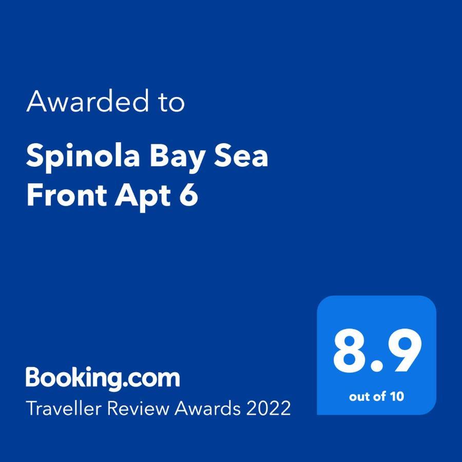 Spinola Bay Sea Front Apt 6 St. Julian's Exterior foto